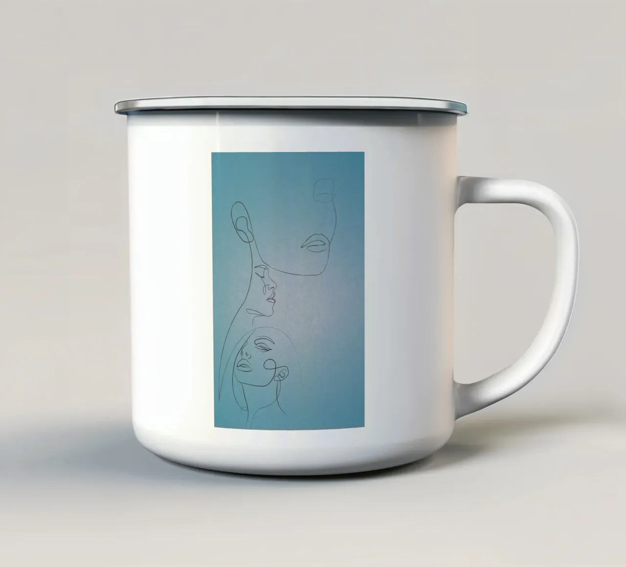 Behind-you tazza in smalto da AESTHETIC VIBES by Isabel