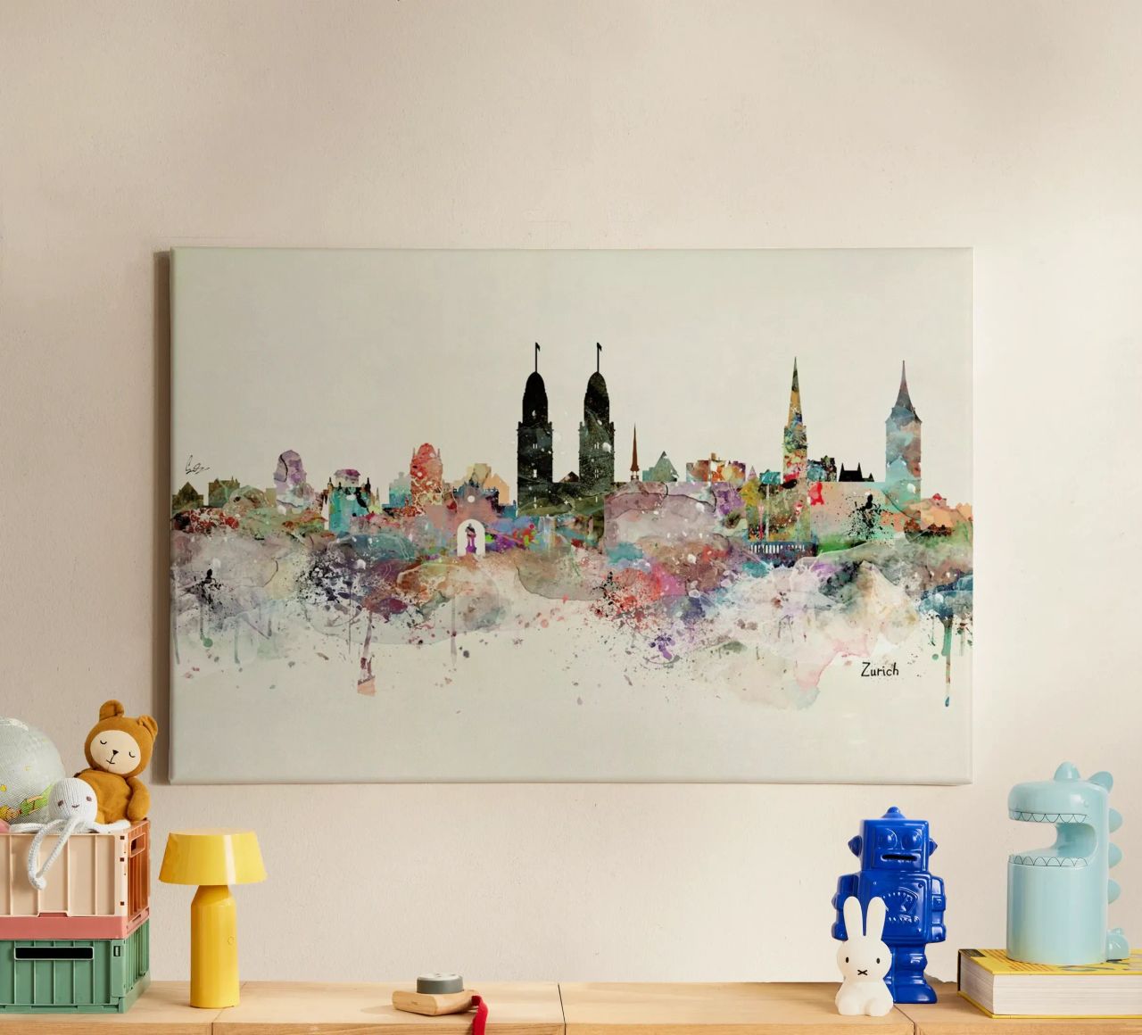 Zurich Leinwand von Brian Buckley