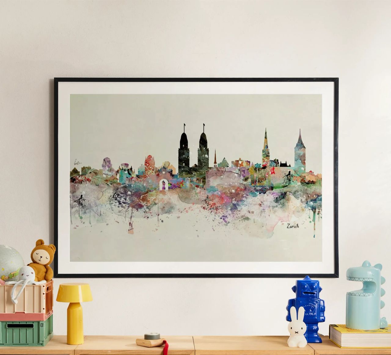 Zurich Poster von Brian Buckley