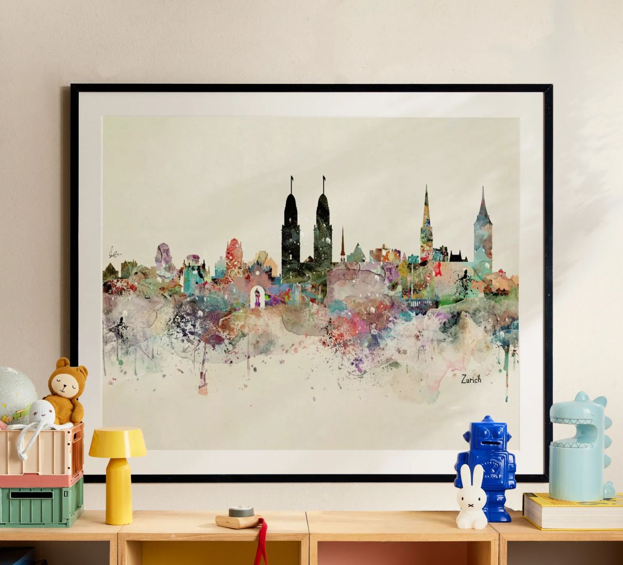Zurich Poster von Brian Buckley