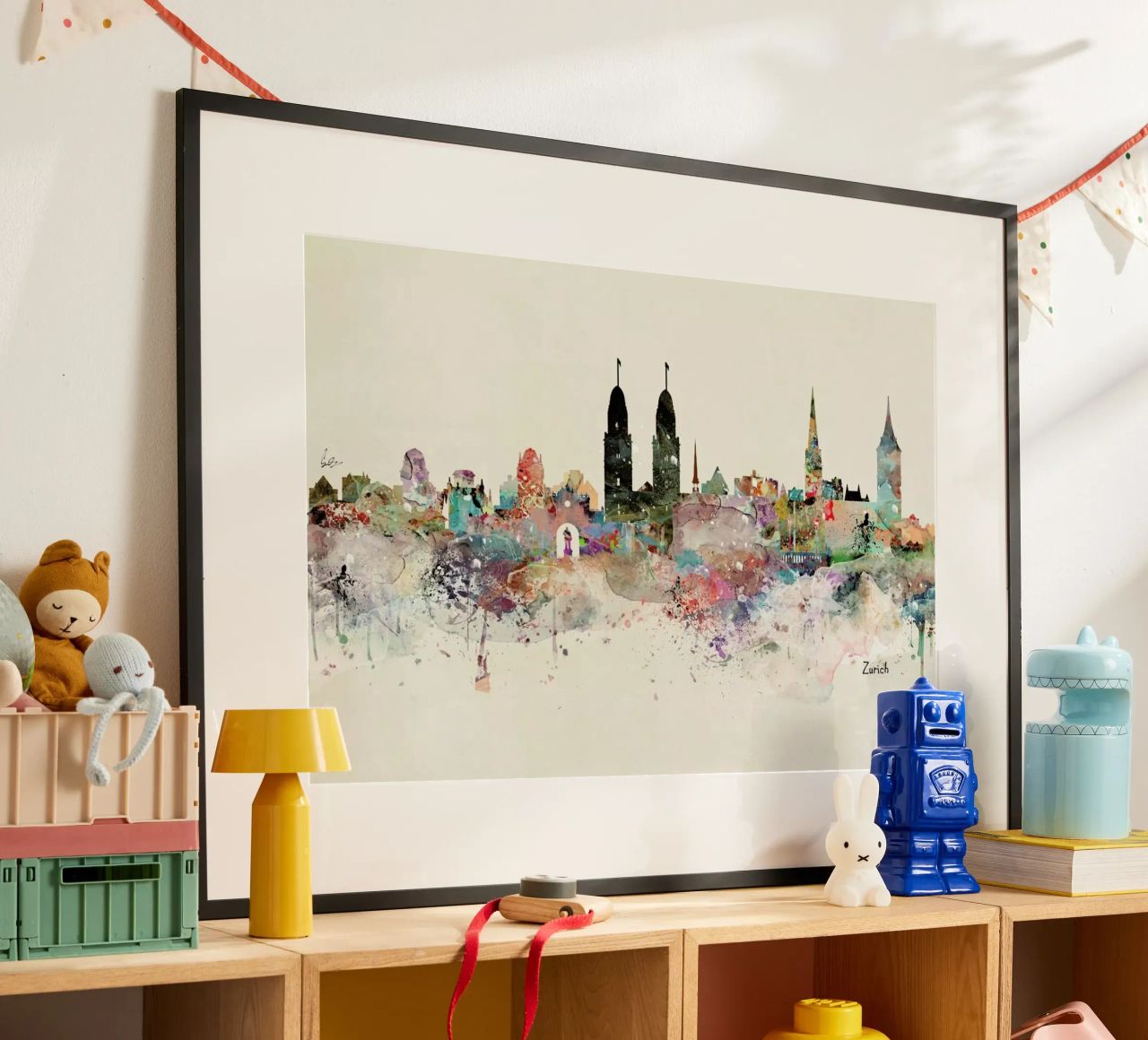 Zurich Poster von Brian Buckley