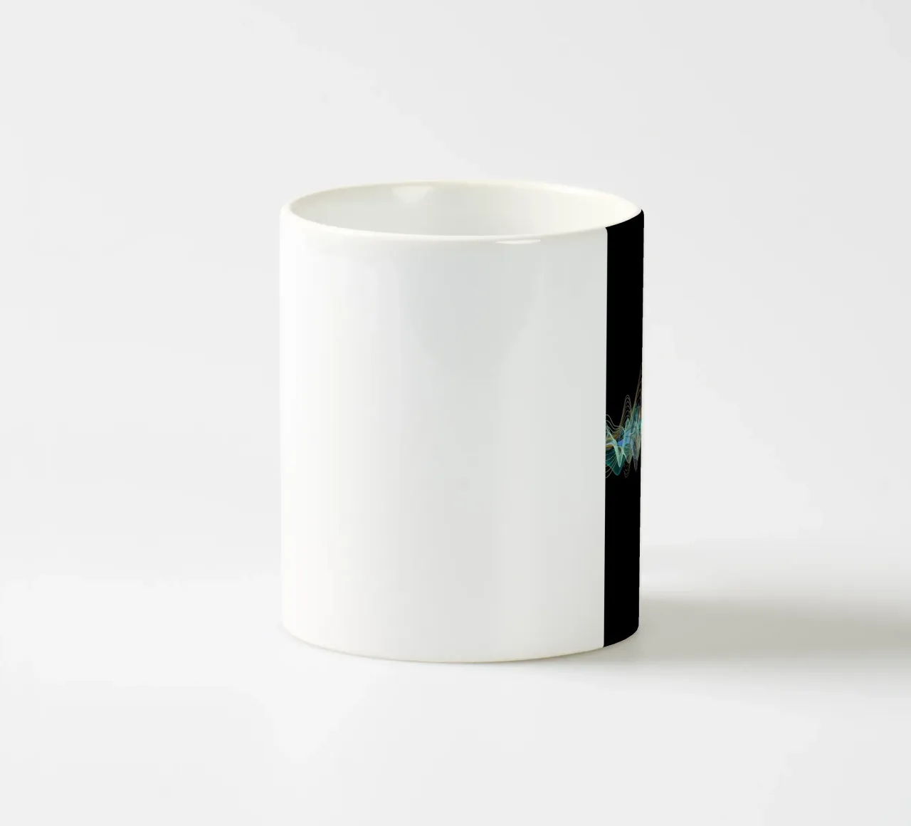 Frequenz-Black ceramic mug by AESTHETIC VIBES by Isabel