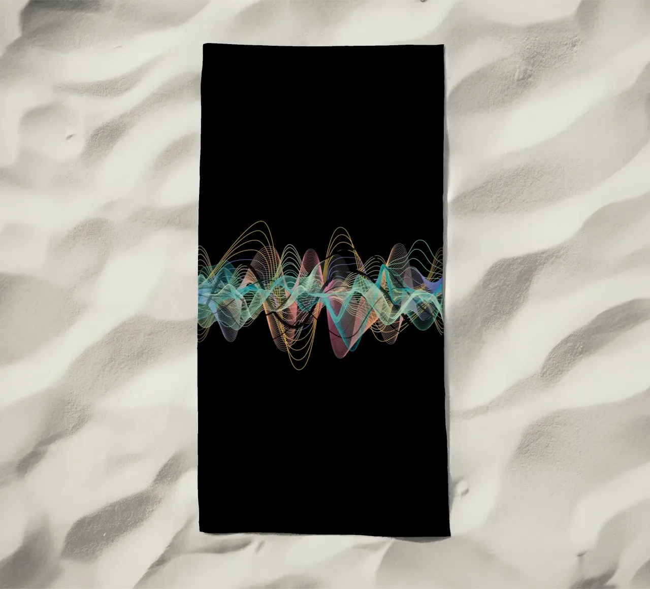 Frequenz-Black telo mare da AESTHETIC VIBES by Isabel