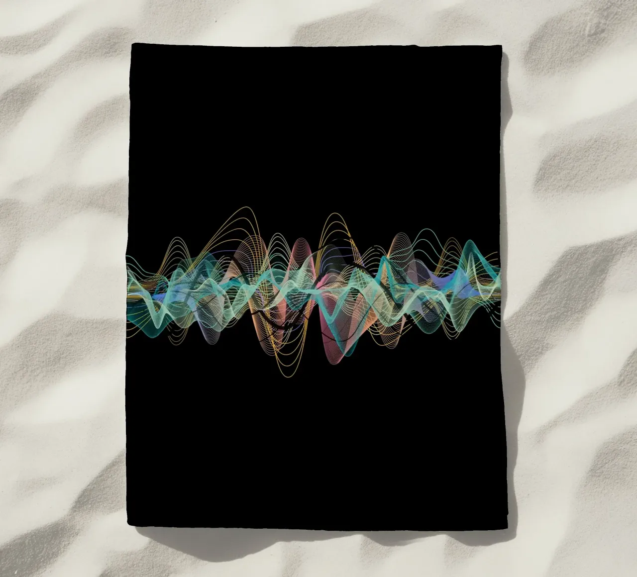 Frequenz-Black telo mare da AESTHETIC VIBES by Isabel