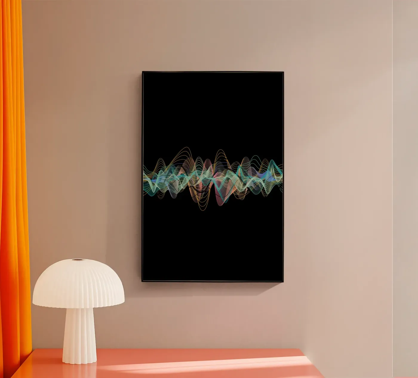 Frequenz-Black plexiglas de isabels_wunderwelt_digital_art