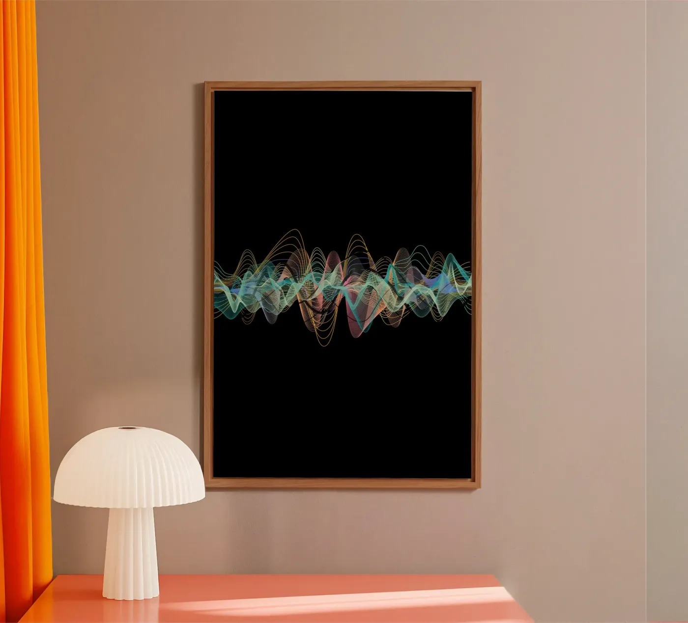 Frequenz-Black pannello forex da isabels_wunderwelt_digital_art