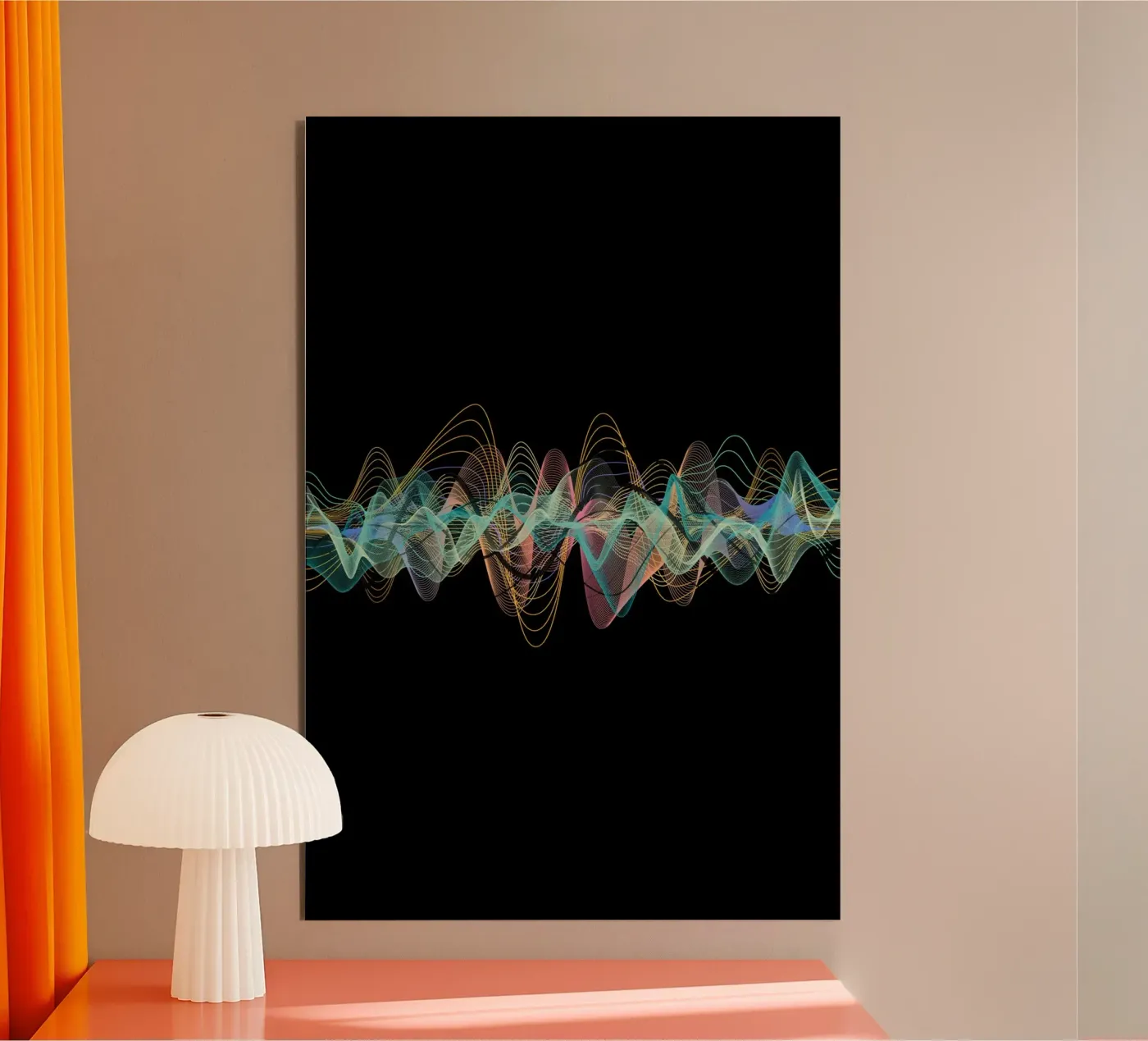 Frequenz-Black pannello forex da isabels_wunderwelt_digital_art