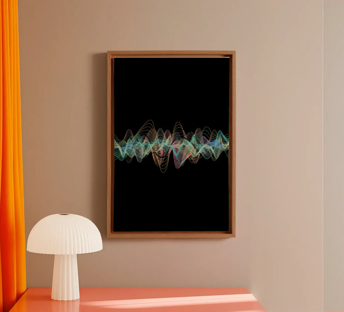 Frequenz-Black tela da isabels_wunderwelt_digital_art