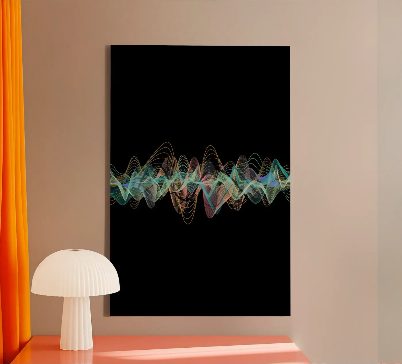 Frequenz-Black tela da isabels_wunderwelt_digital_art