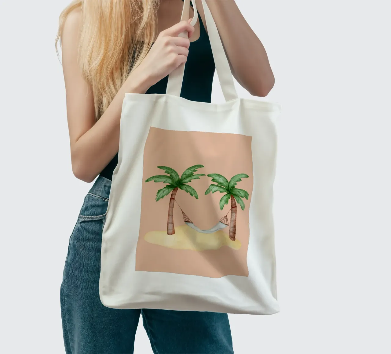 Hang-Out Jutebeutel von AESTHETIC VIBES by Isabel