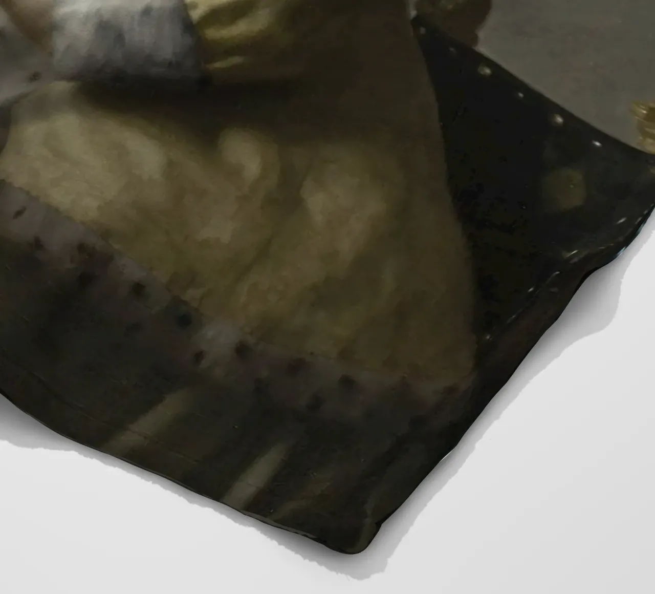 Johannes Vermeer - Una donna che scrive, 1665 coperta in pile da Timeless Artworks