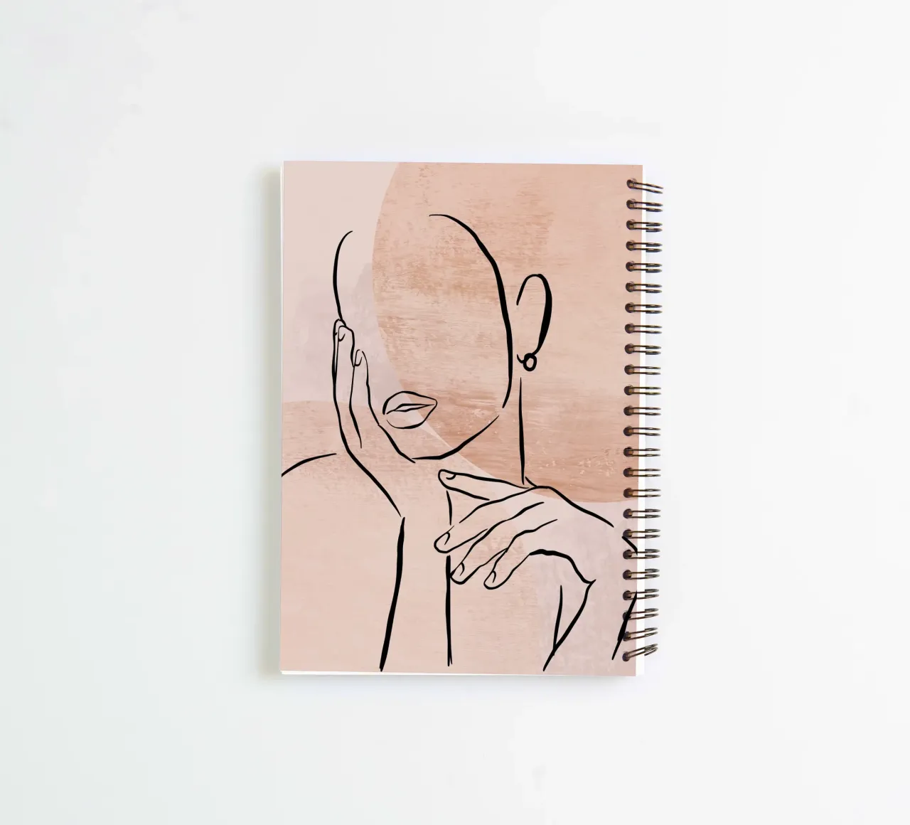 Body Lines No 05 spiral notebook by treechild