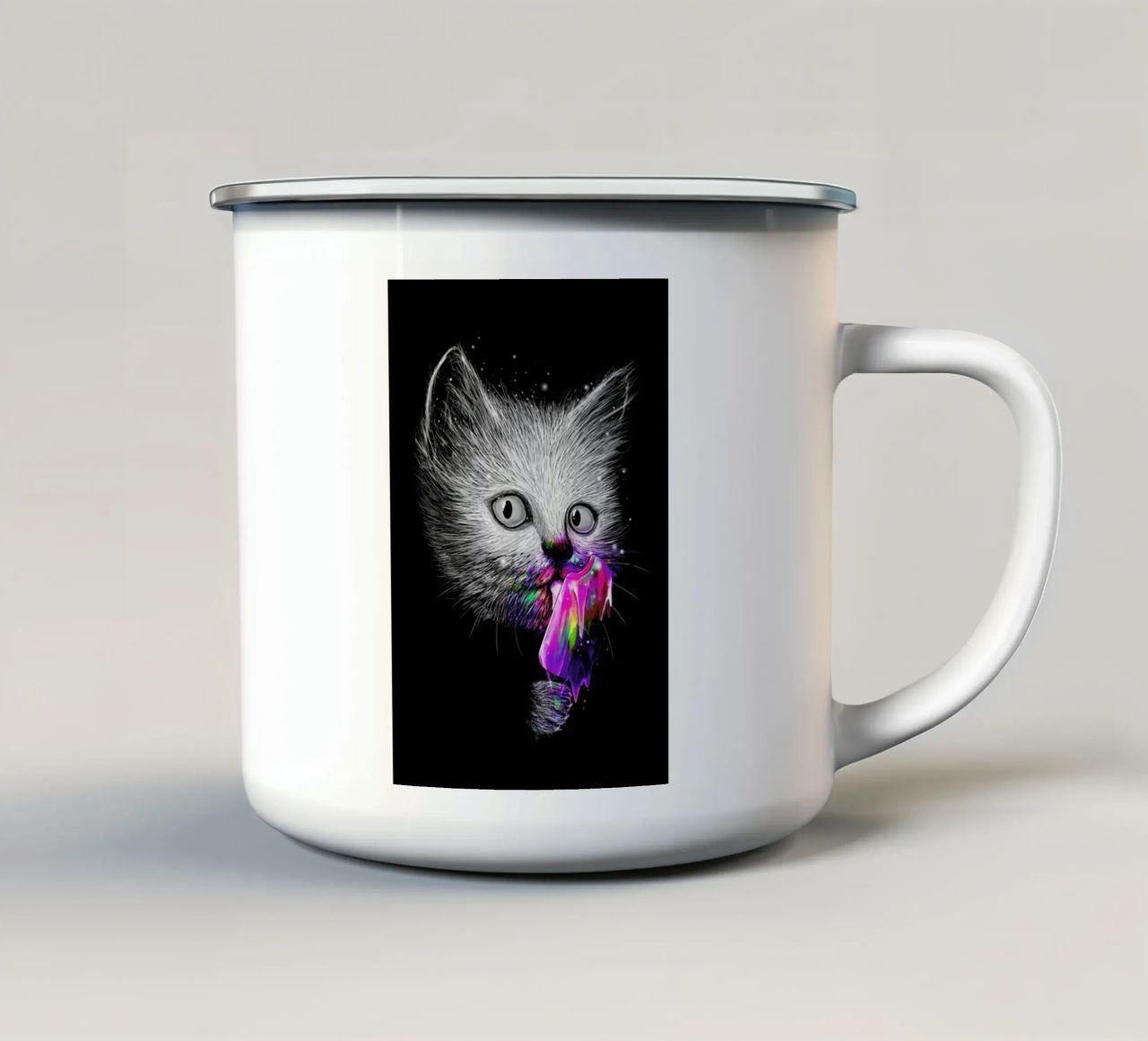 Slurp tazza in smalto da Nicebleed