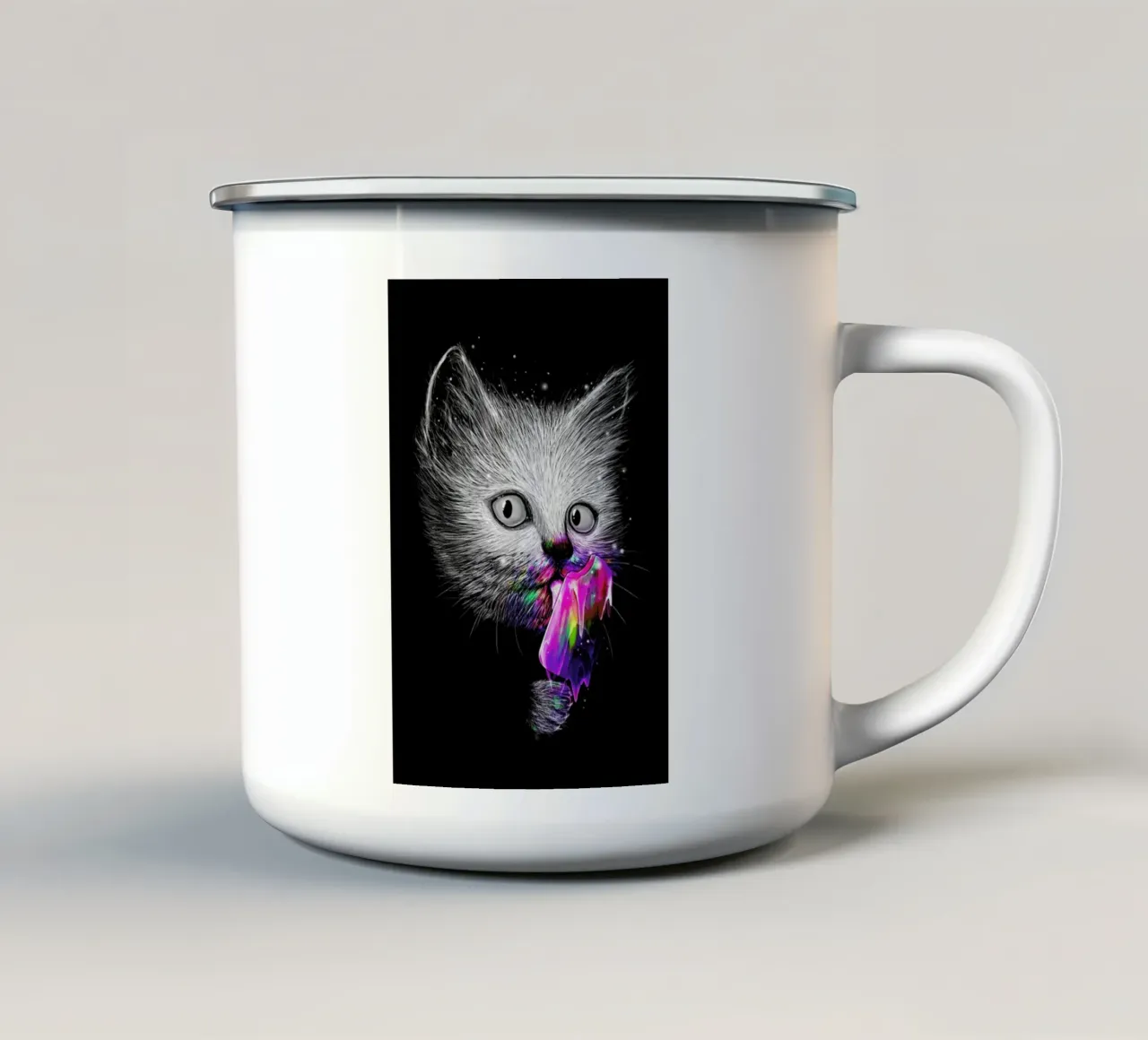 Slurp taza de esmalte de Nicebleed