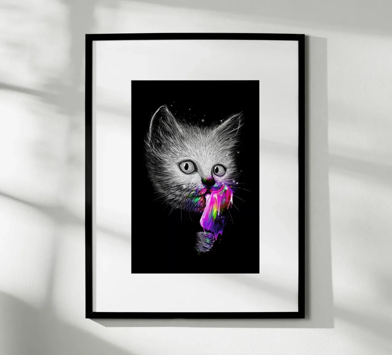 Slurp poster con telaio in legno da Nicebleed