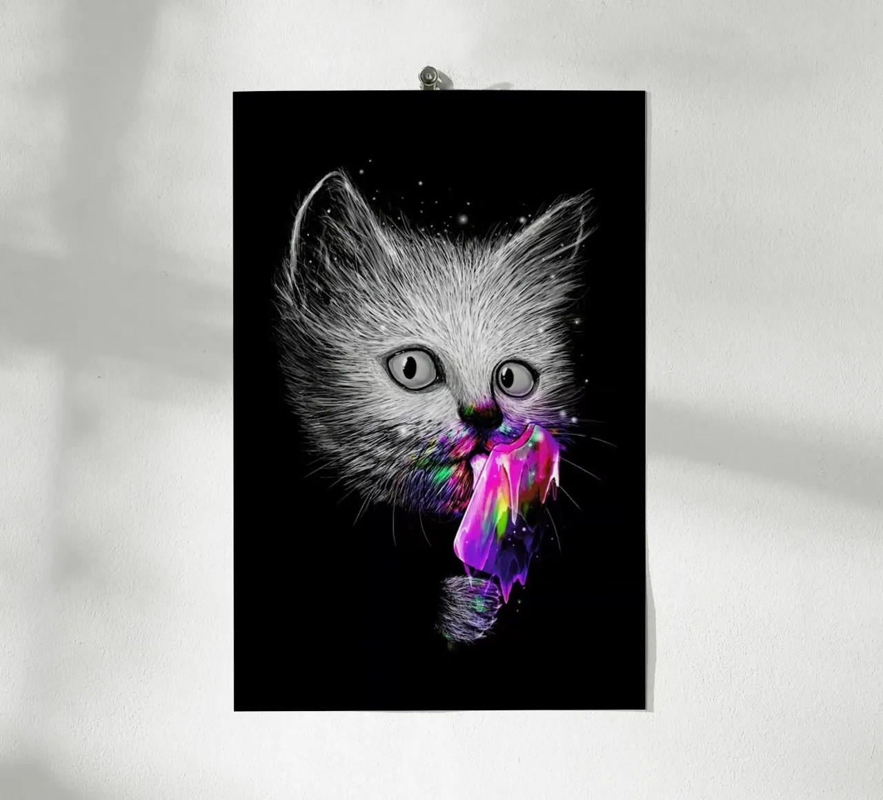 Slurp poster con telaio in legno da Nicebleed