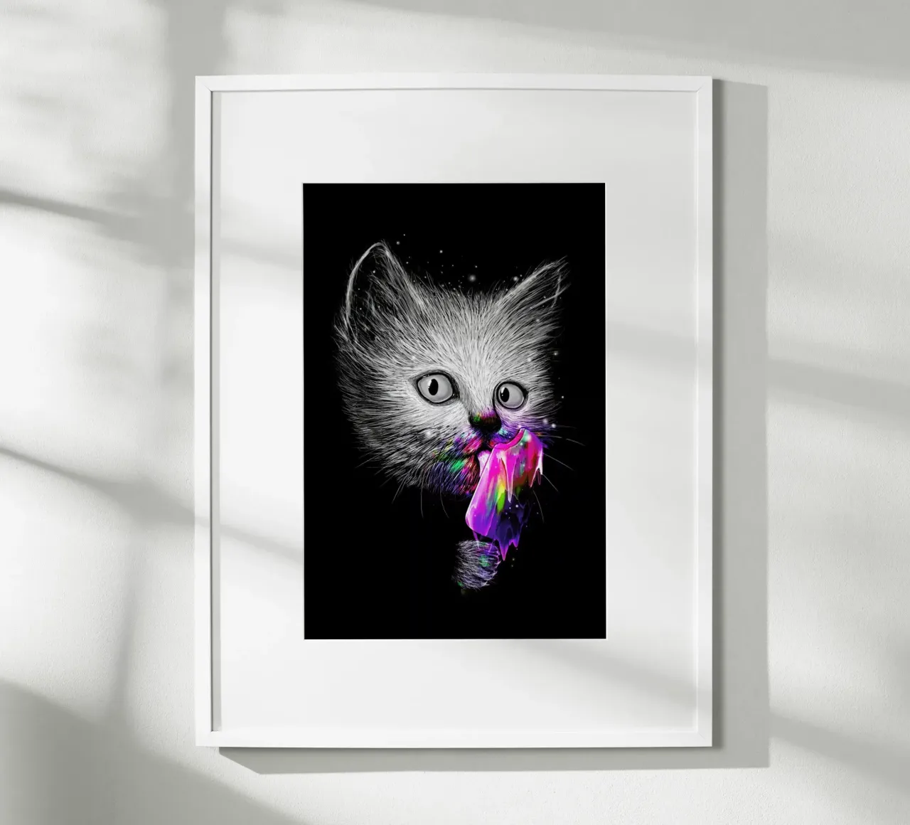 Slurp poster con telaio in legno da Nicebleed