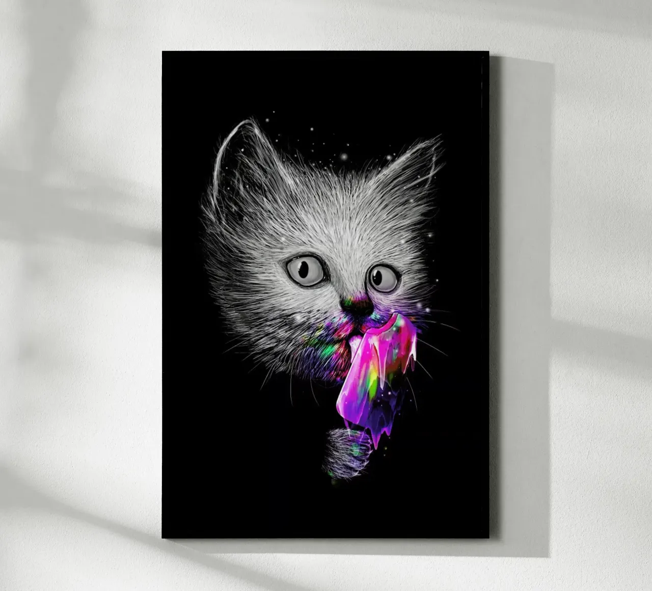 Slurp poster con telaio in legno da Nicebleed