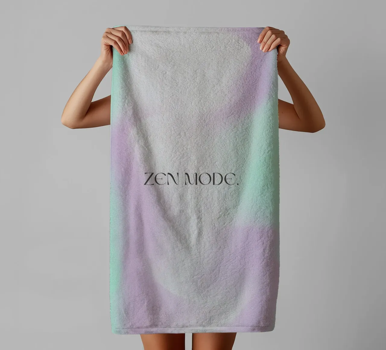 Zen Mode No 11 towel by treechild