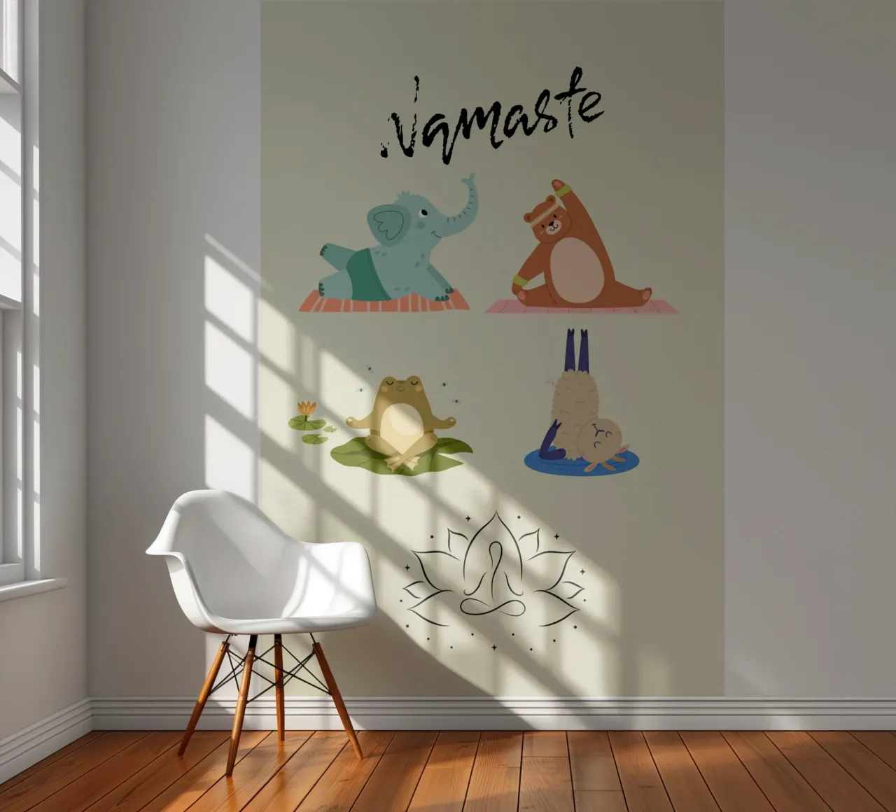 Namasté Fototapete von AESTHETIC VIBES by Isabel