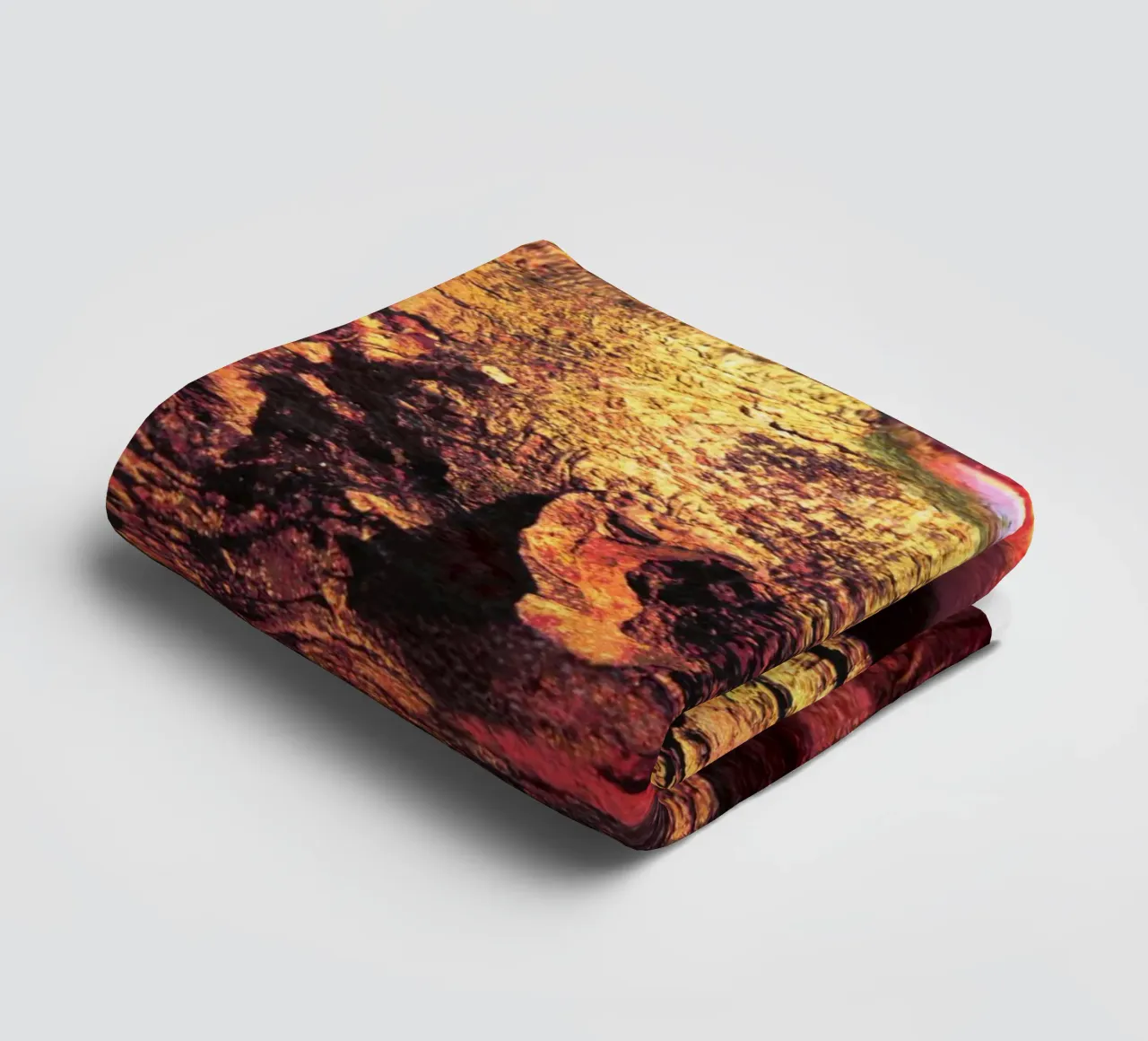 Goddess in the landscape 1 towel by goddess art