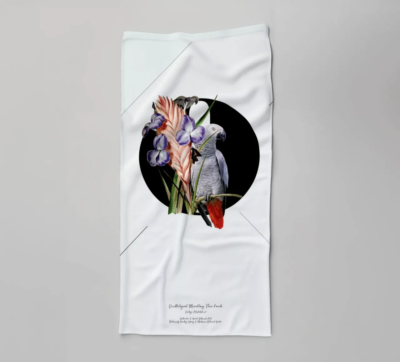 Botanical Alphabet - O badhanddoek van Froilein Juno