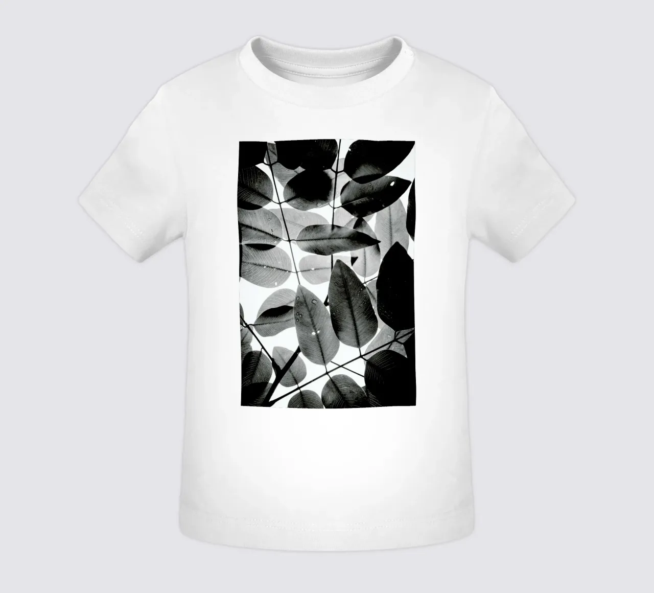 Experiments with Leaves II baby t-shirt by Tal Paz-Fridman
