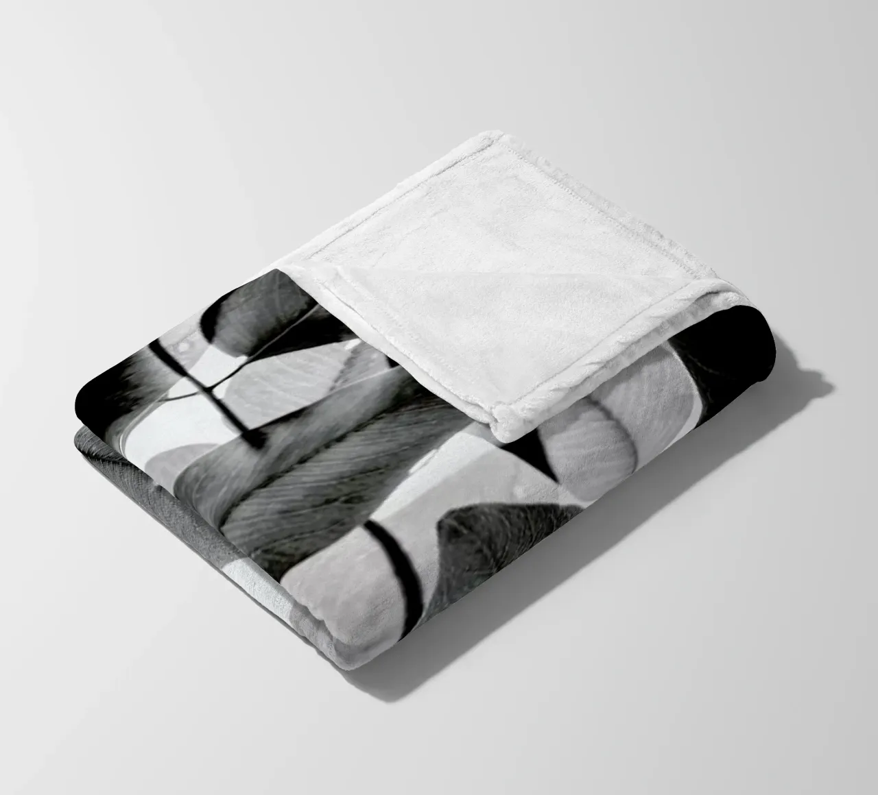 Experiments with Leaves II fleece blanket by Tal Paz-Fridman