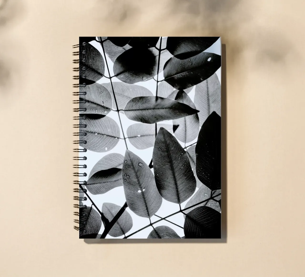 Experiments with Leaves II spiral notebook by Tal Paz-Fridman