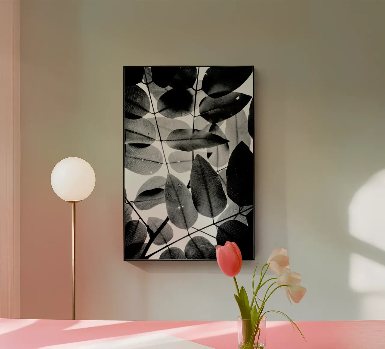 Experiments with Leaves II acrylic glass by Tal Paz-Fridman