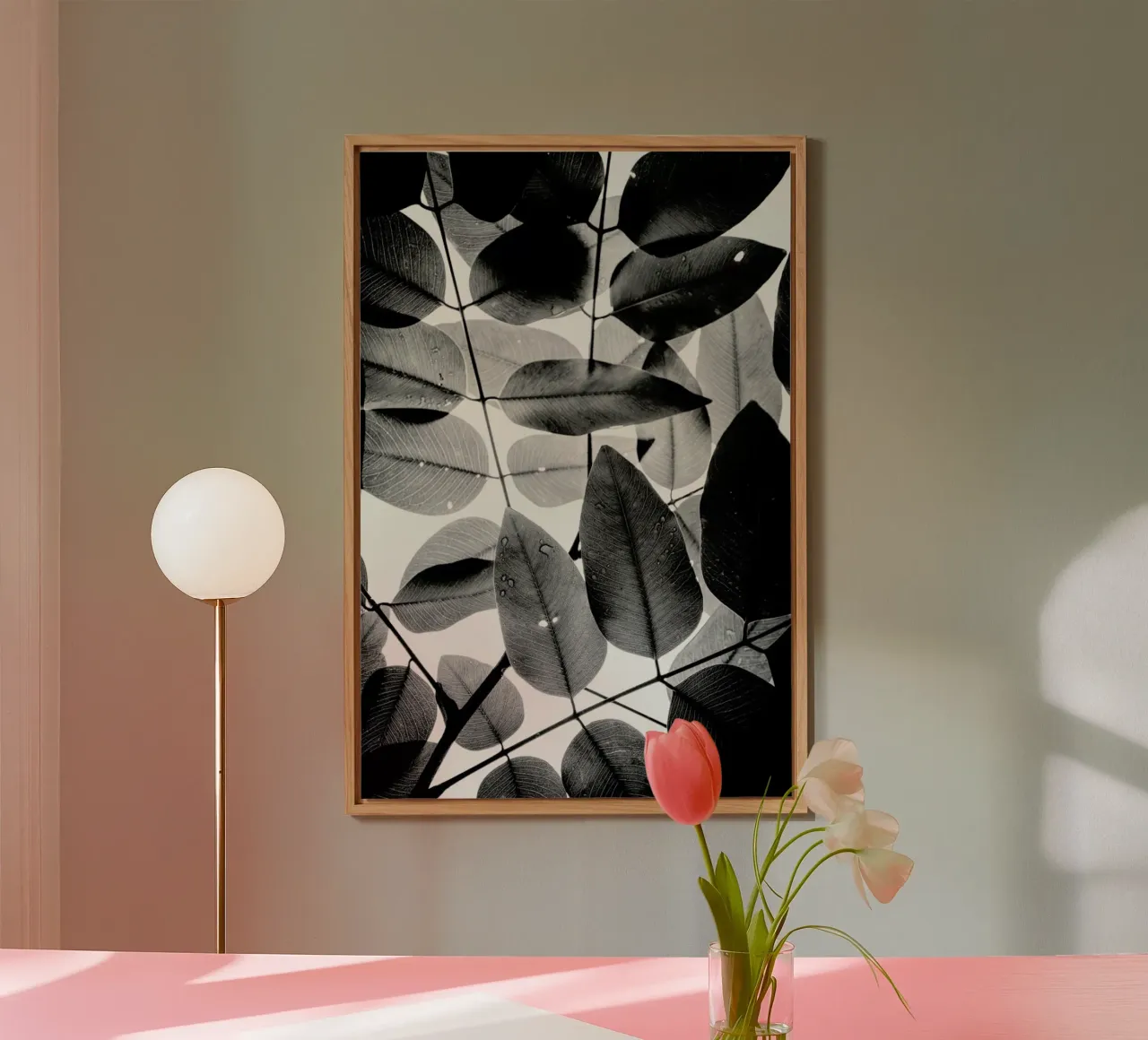 Experiments with Leaves II alluminio dibond da Tal Paz-Fridman