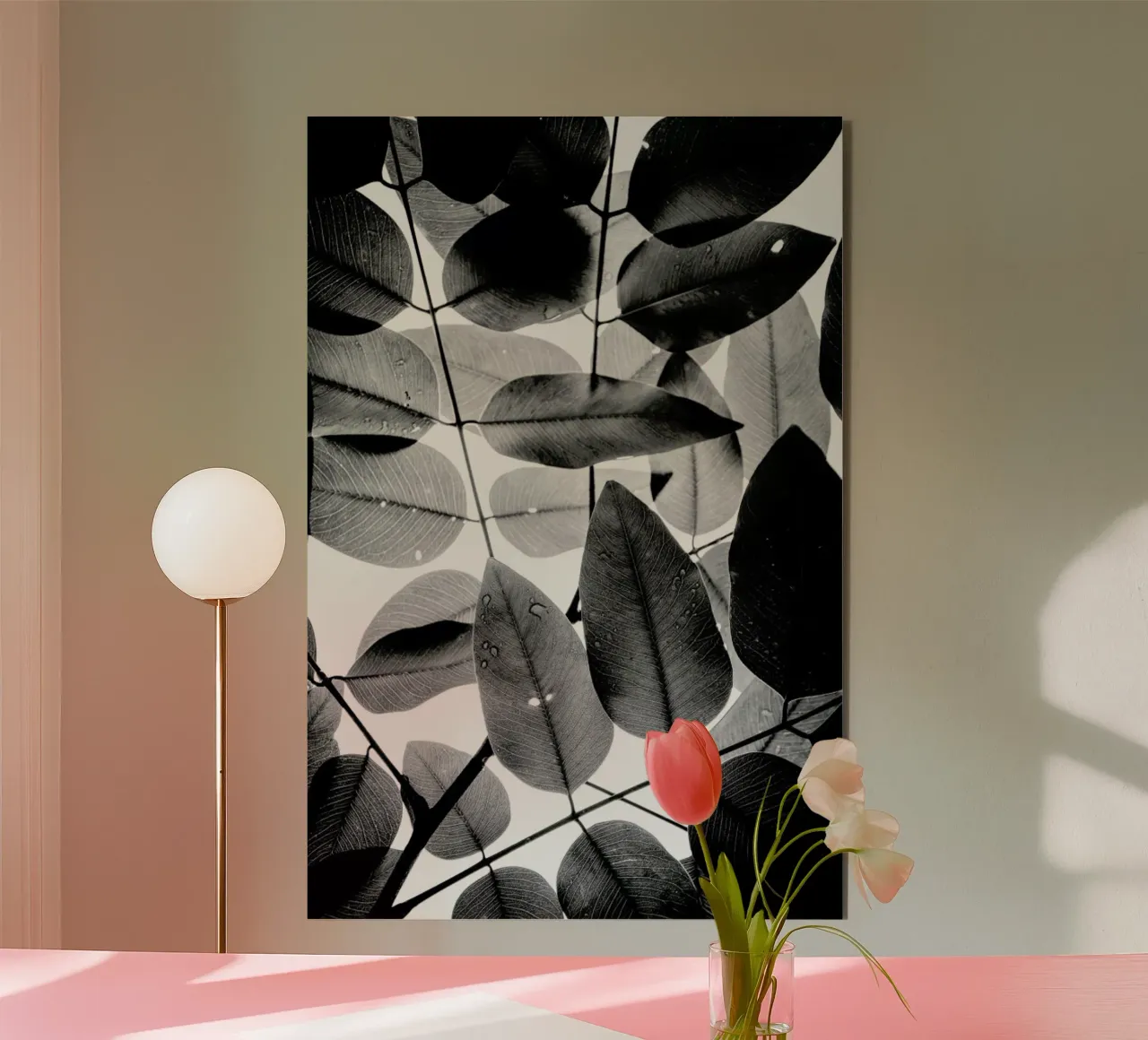 Experiments with Leaves II alluminio dibond da Tal Paz-Fridman