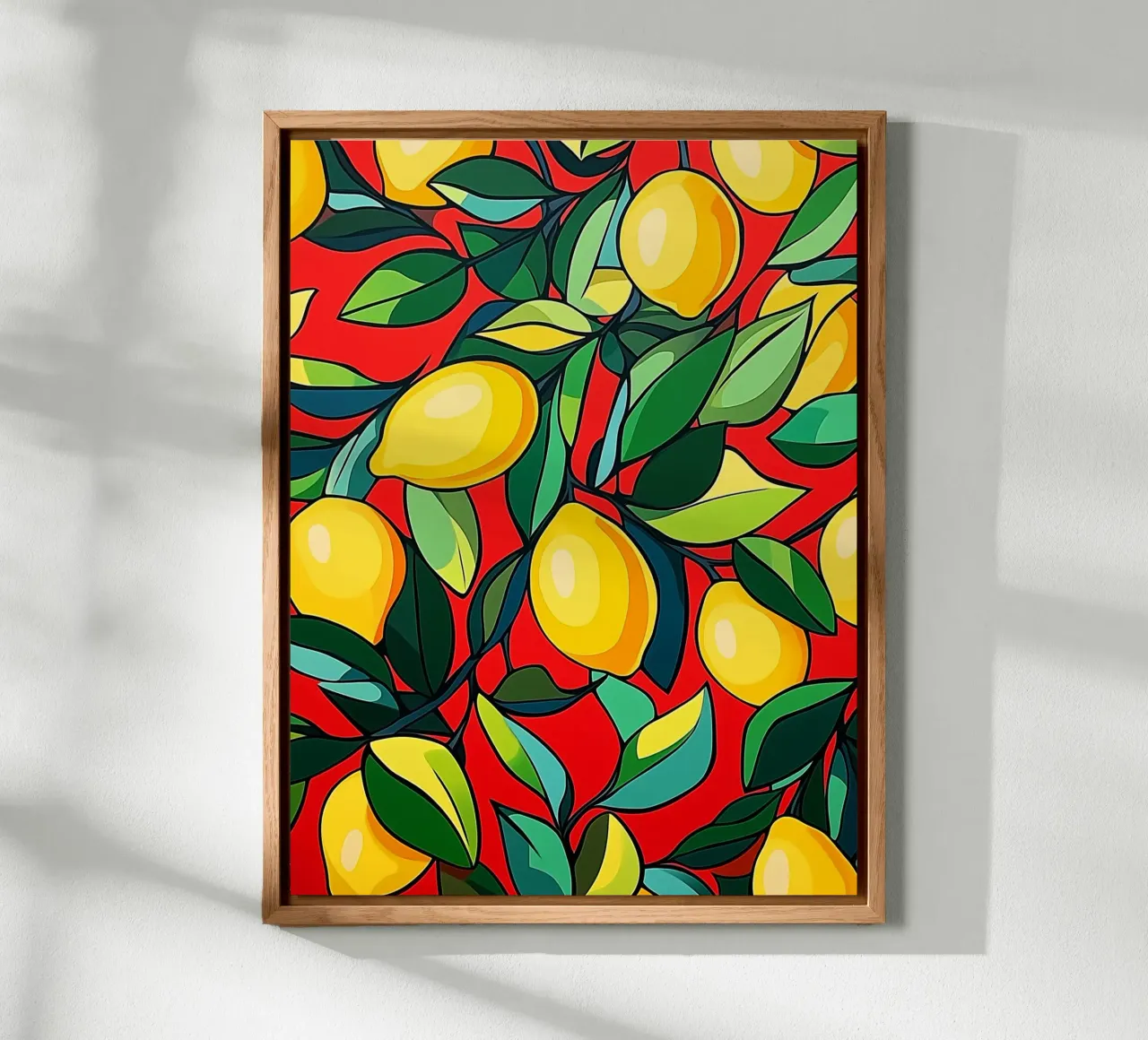 Motiv Zitrone Pop Art Alu-Dibond von Spice & Style