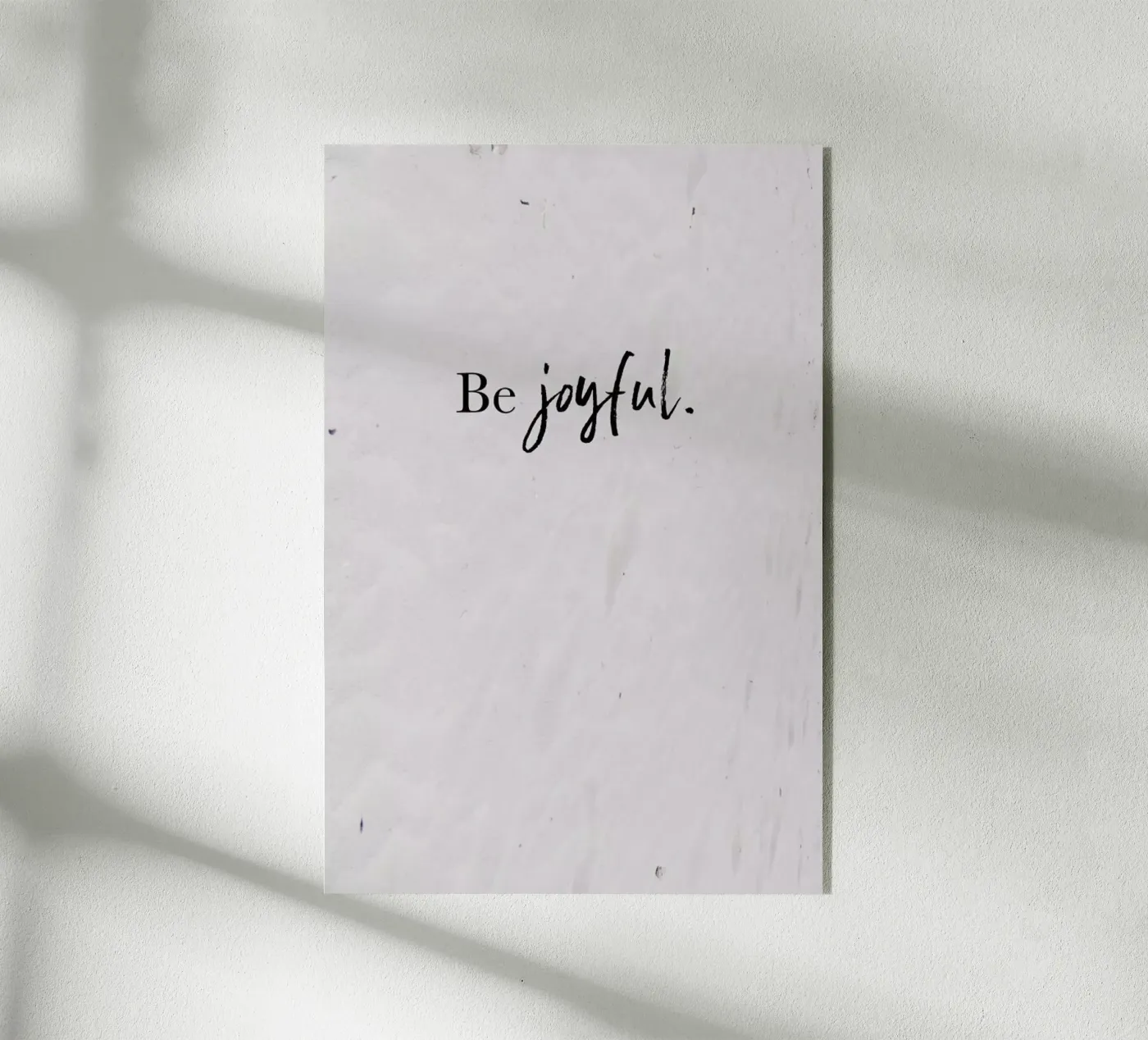 Be Joyful plexiglass da Studio One
