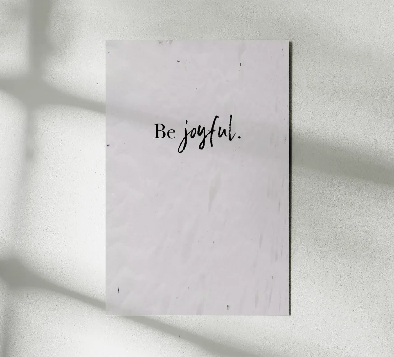Be Joyful alluminio dibond da Studio One