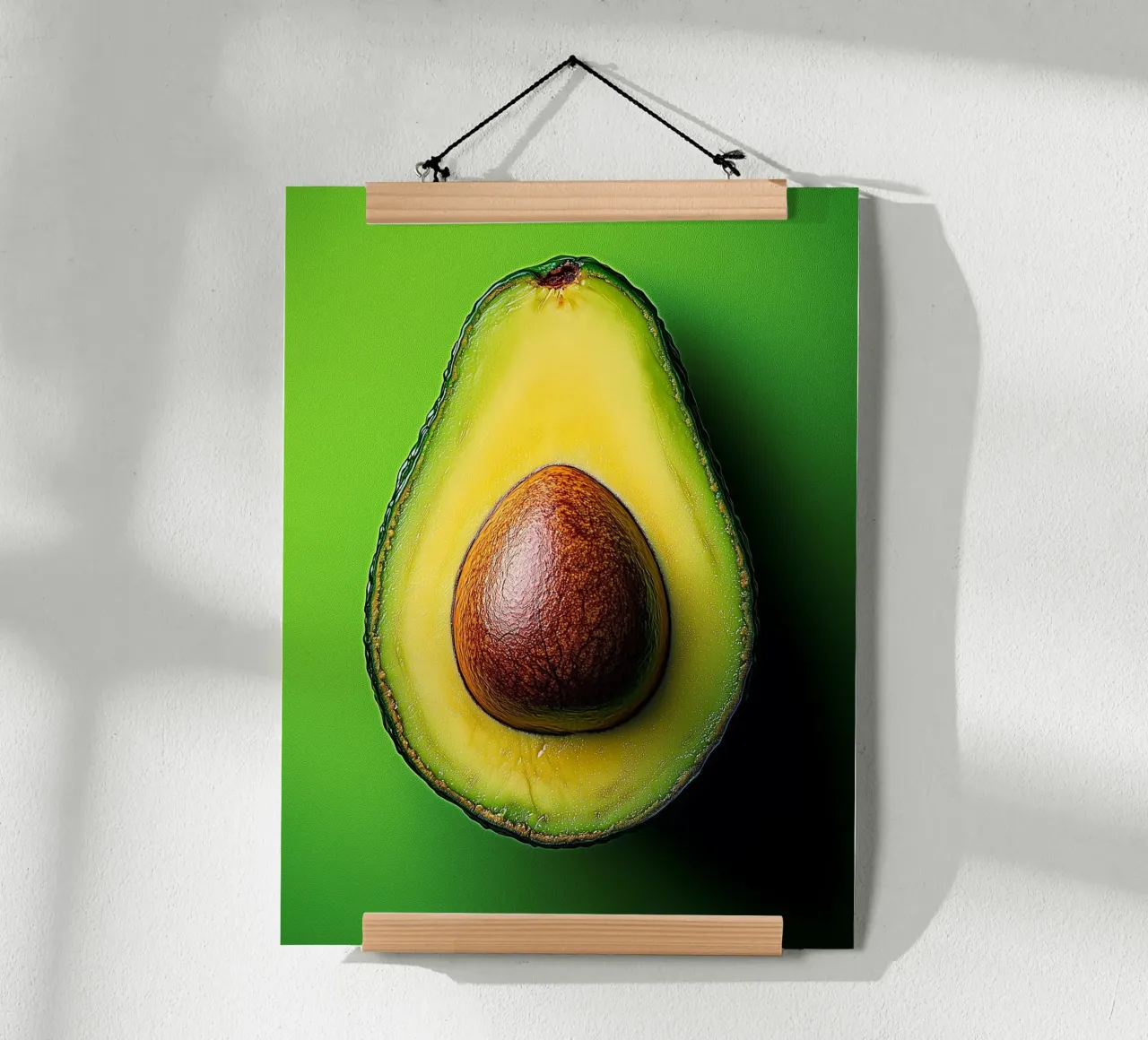 Avocado su sfondo verde carta hahnemühle da Spice & Style