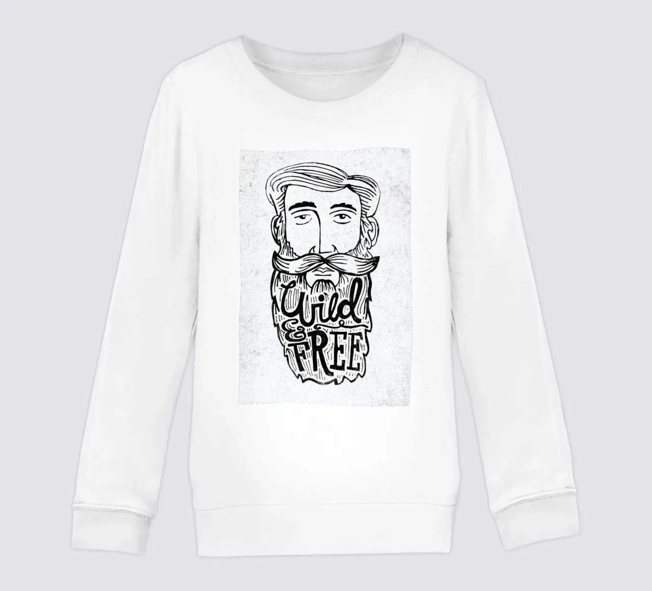 wild & free kids sweatshirt by Matthew Taylor Wilson