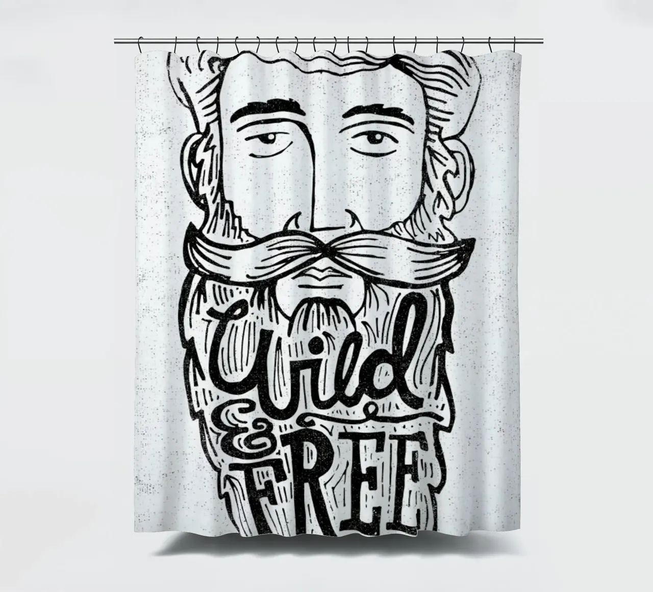 wild & free shower curtain by Matthew Taylor Wilson