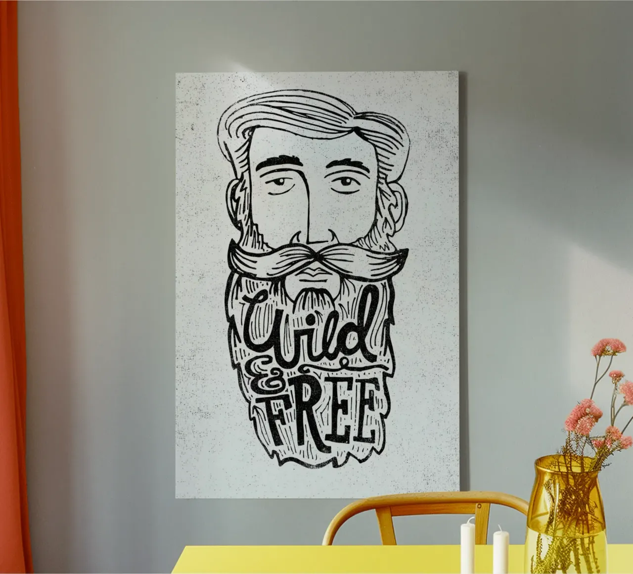 wild & free canvas with Floater frame by Matthew Taylor Wilson