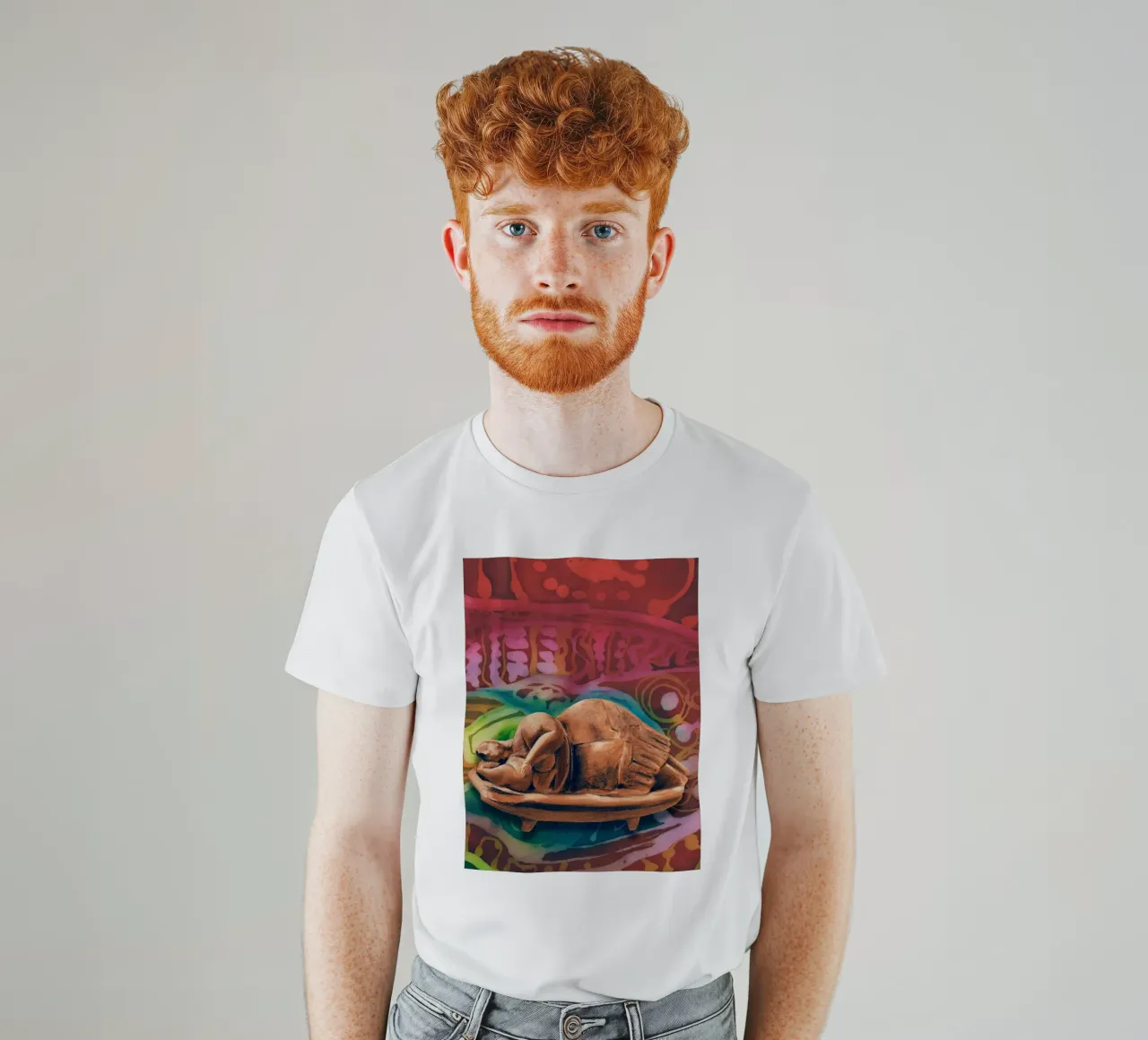 Sacerdotessa addormentata di Malta t-shirt da goddess art