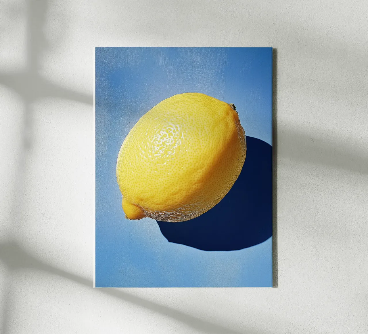 Zitrone im Licht Leinwand von Spice & Style