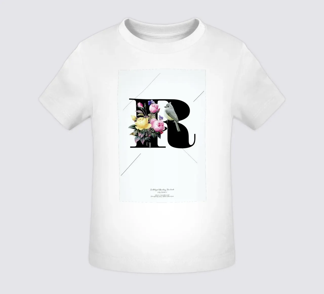 Botanical Alphabet - R maglietta neonato da Froilein Juno