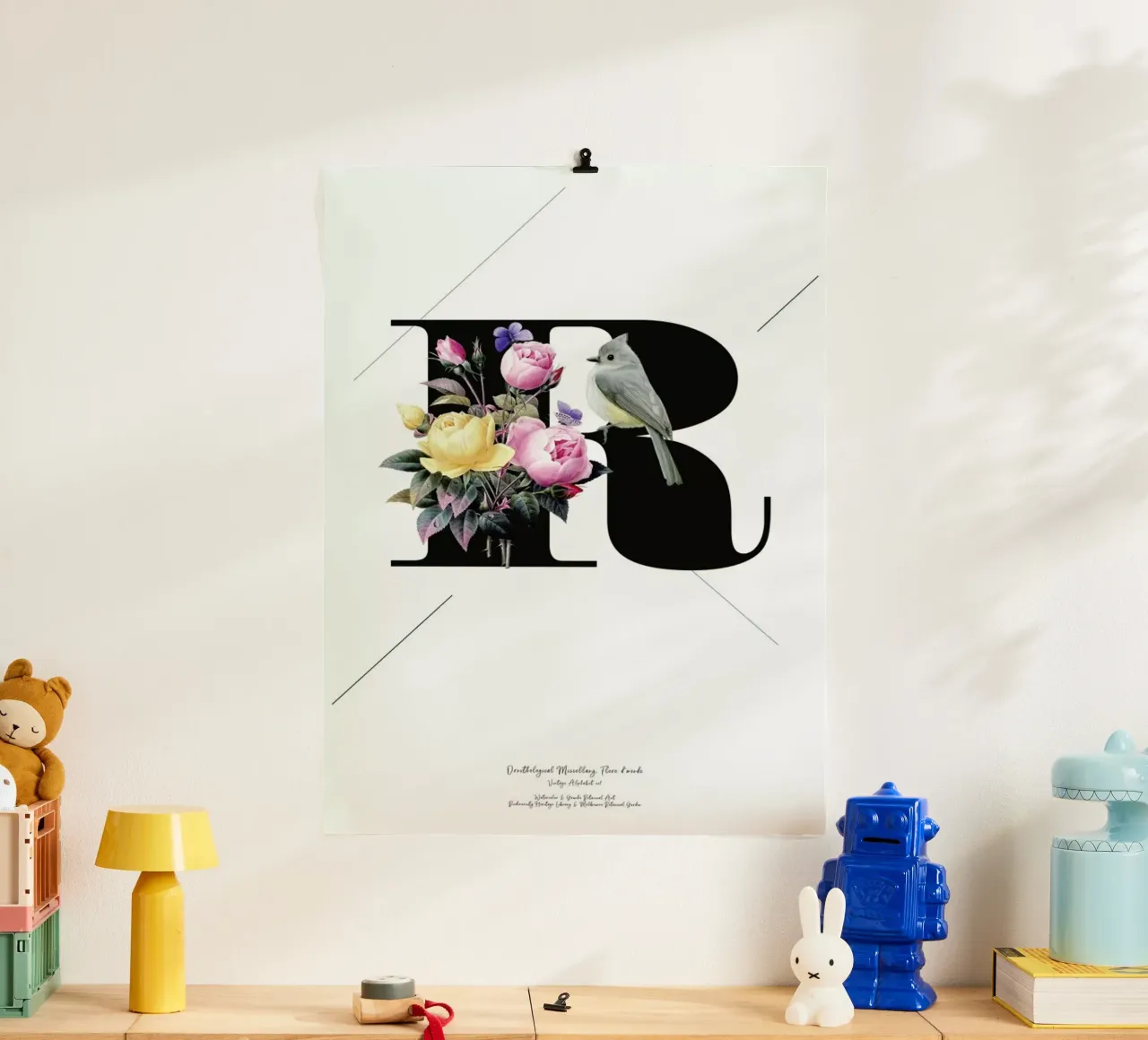 Botanical Alphabet - R carta hahnemühle da Froilein Juno