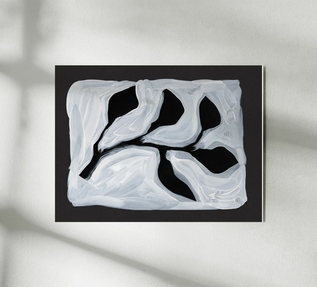 Black Leaflover 17 Acryl-Glas von Leaflover