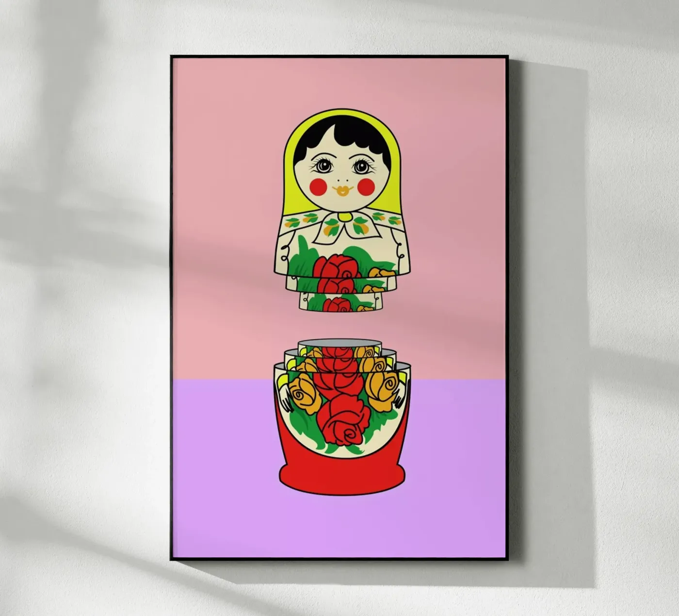 Matrioshka acryl van Jan Luzar