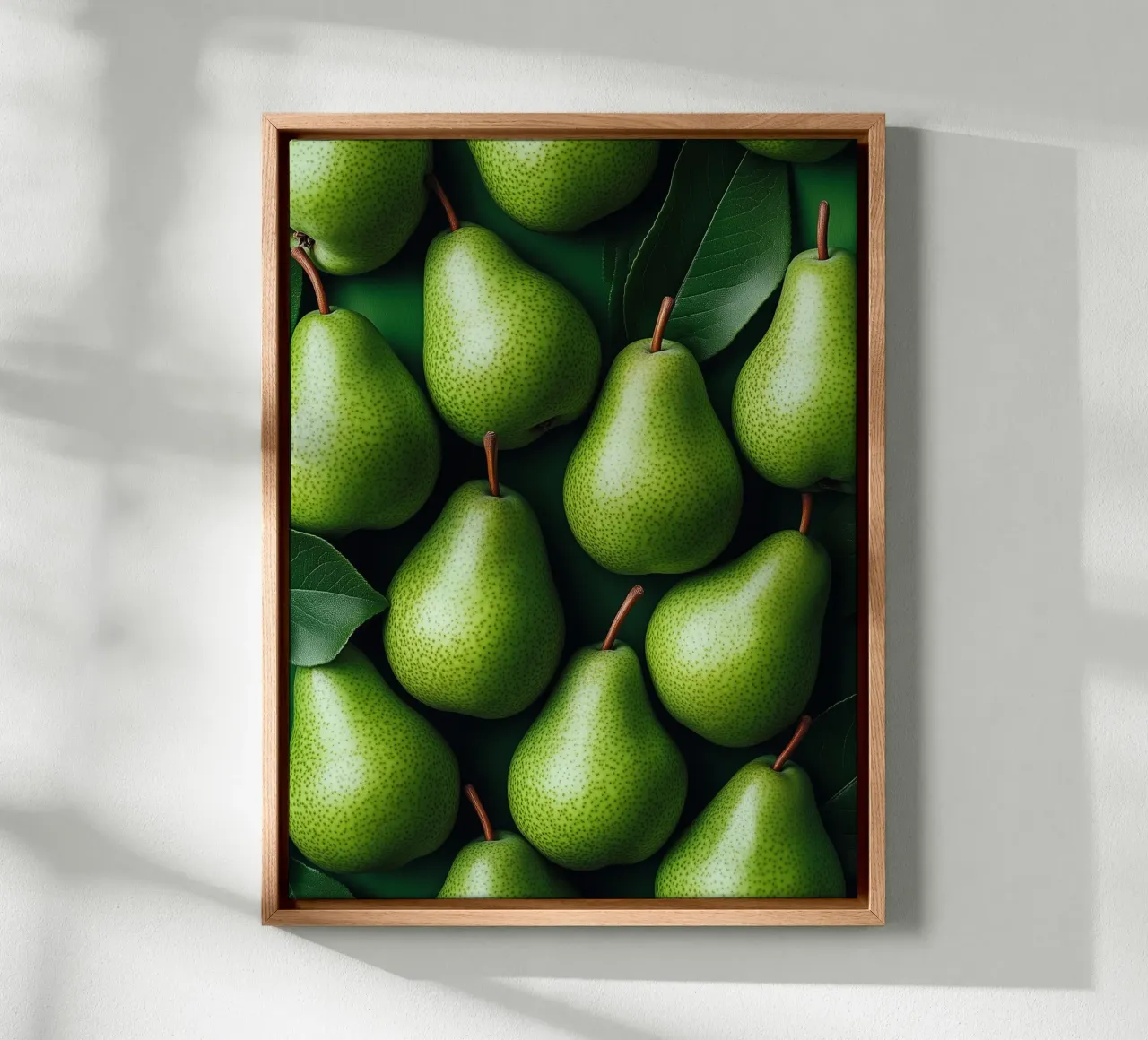 green pears canvas by Spice & Style
