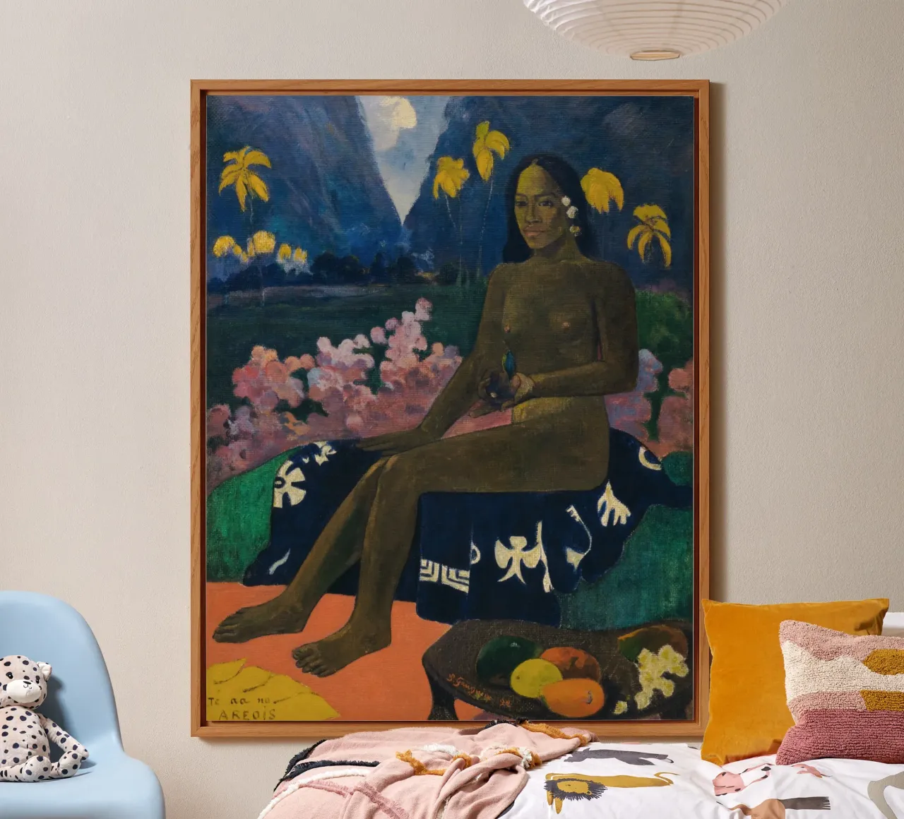 Paul Gauguin - The Seed of the Areoi forex plate by Timeless Artworks