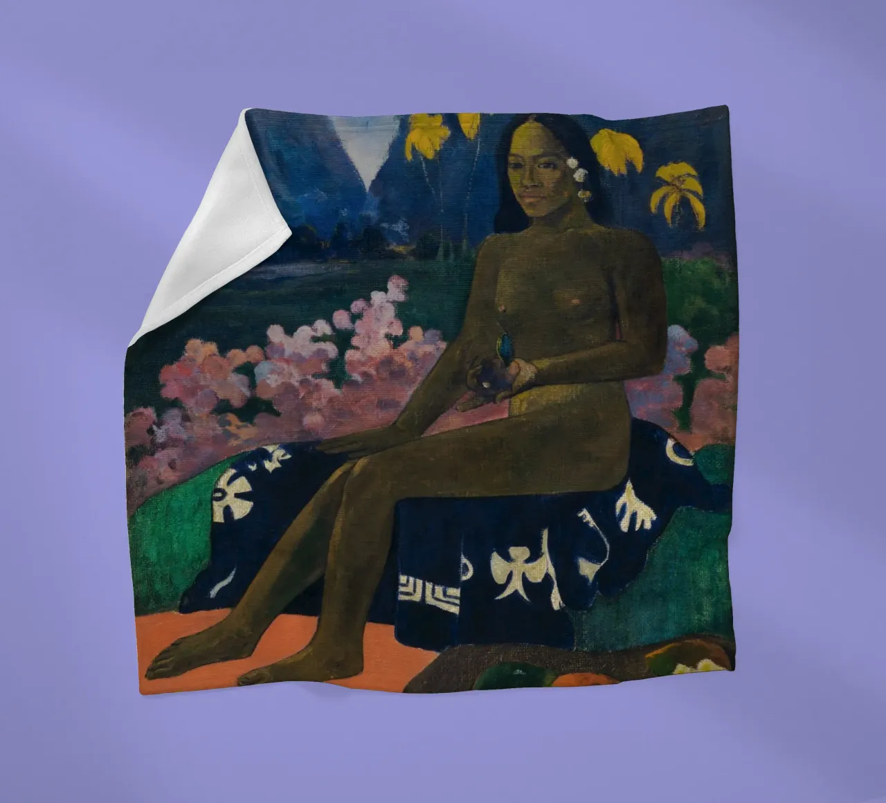 Paul Gauguin - Die Saat des Areoi Fleecedecke von Timeless Artworks