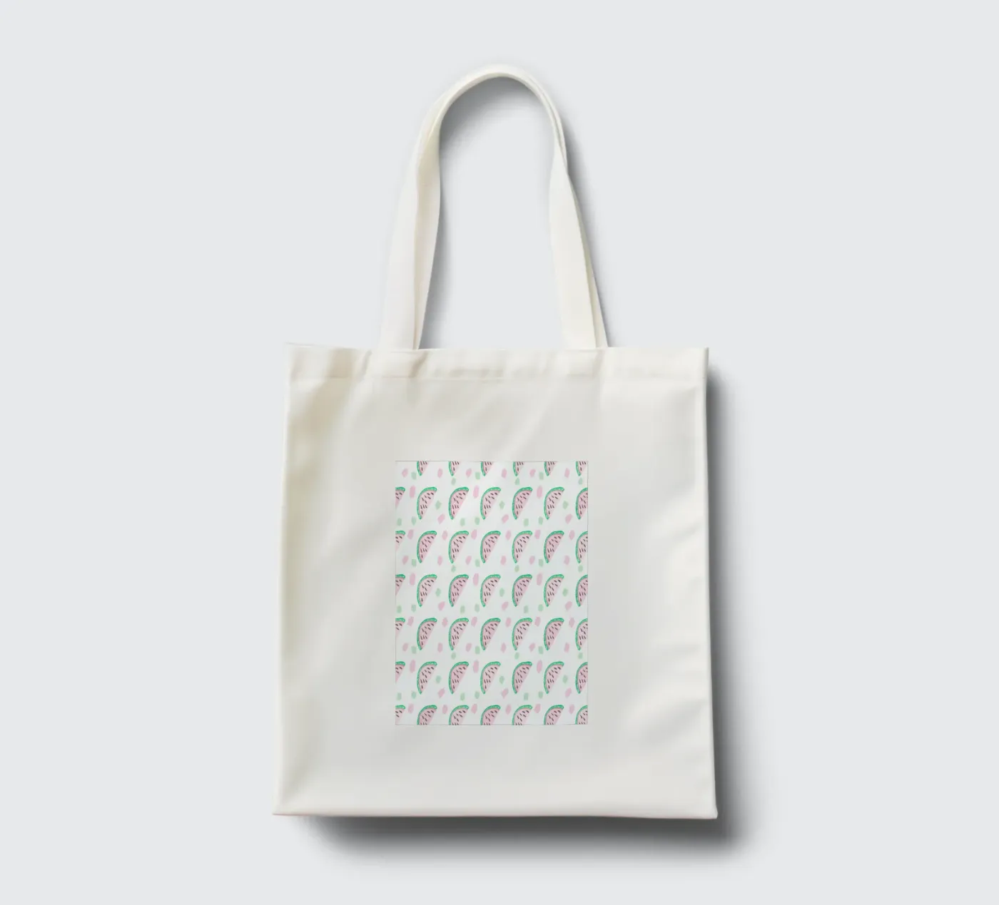 Watermelon Pattern borsa in juta da Vasare Nar