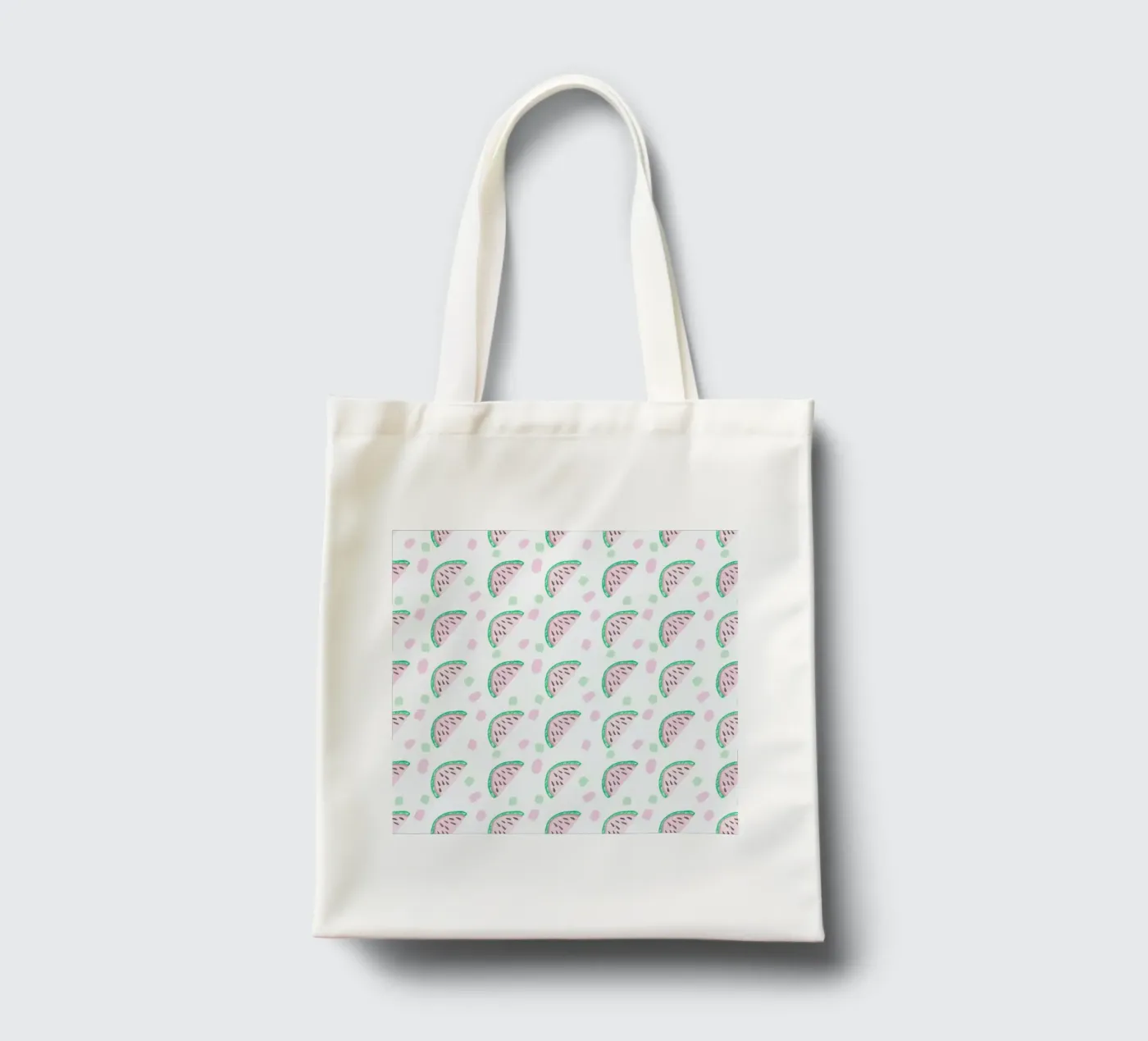 Watermelon Pattern borsa in juta da Vasare Nar